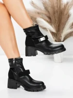 Ghete Dama cu Platforma 57WL8 BLACK | MEI