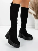 Cizme Dama cu Toc 57WL9 BLACK | MEI