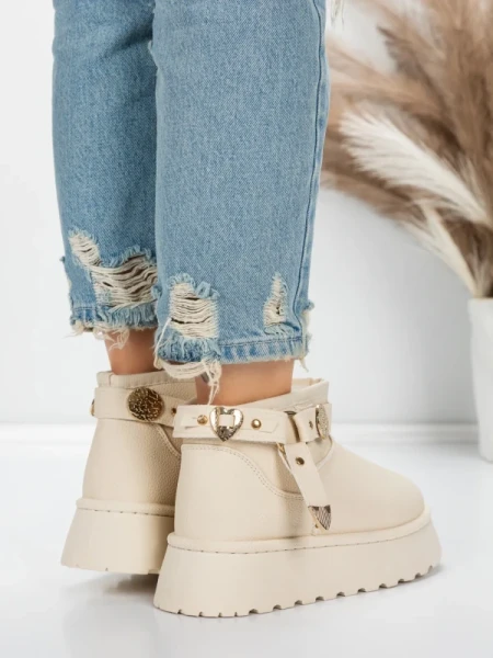 Ghete UG Dama 5GB6 BEIGE | MEI