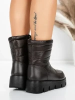 Ghete Dama Imblanite 5XJ88 DARK BROWN | MEI