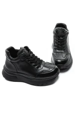 Ghete Dama din piele naturala 81168 BLACK | ADVANCER