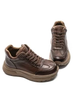 Ghete Dama din piele naturala 81168 COFFEE | ADVANCER