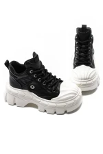 Ghete Dama din piele naturala 5020-1 BLACK | ADVANCER