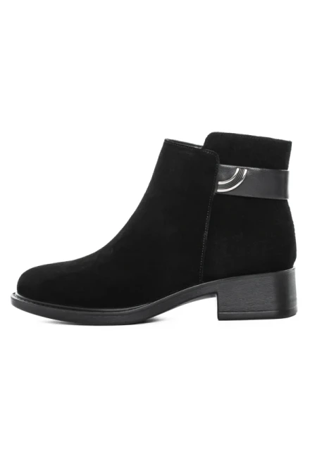 Ghete Dama din piele naturala R52131-35 BLACK | ADVANCER