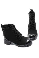 Ghete Dama din piele naturala 6970-5 BLACK | ADVANCER