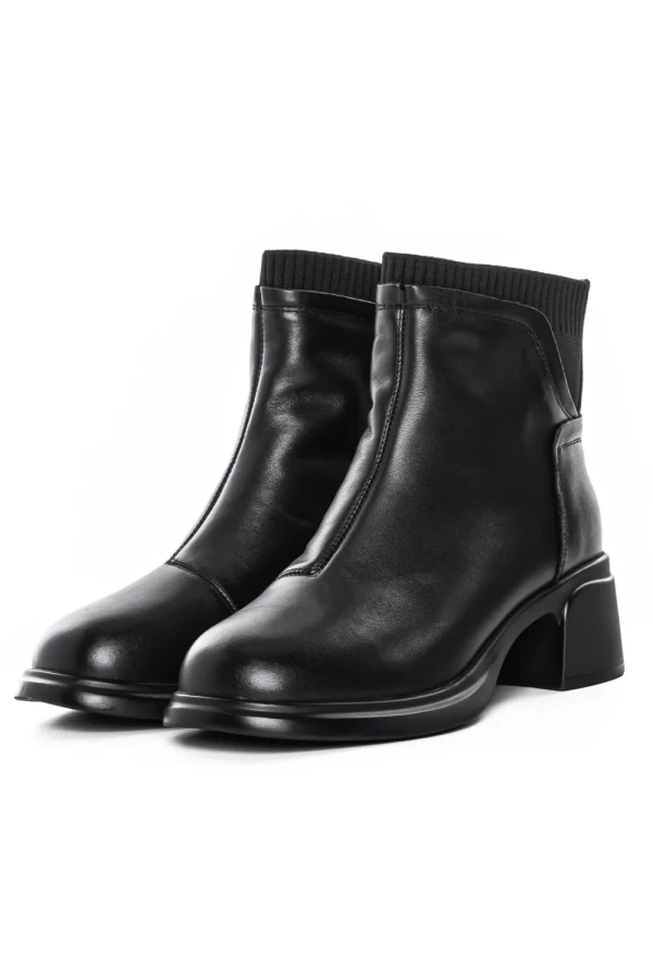 Ghete Dama din piele naturala 6631-2 BLACK | ADVANCER