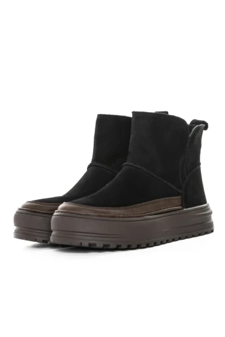 Ghete Dama din piele naturala 8911 BLACK | ADVANCER