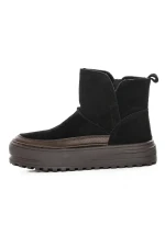 Ghete Dama din piele naturala 8911 BLACK | ADVANCER