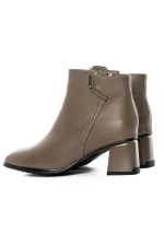 Ghete Dama din piele naturala 2239-50 KHAKI | ADVANCER