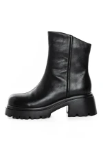 Ghete Dama din piele naturala 83125 BLACK | ADVANCER