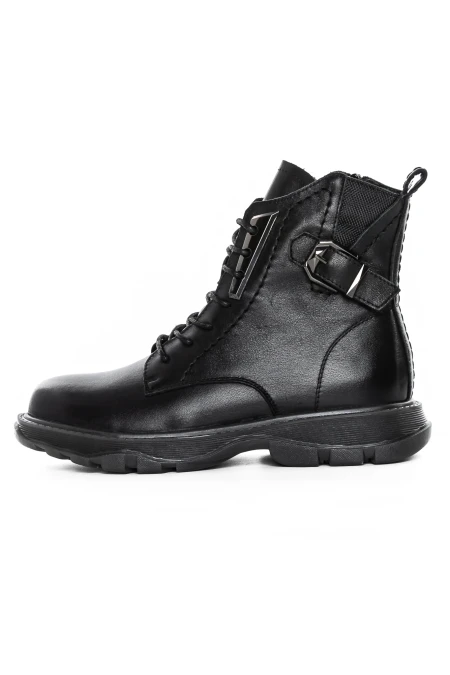 Ženski škornji iz naravnega usnja 1935 Črna | Formazione