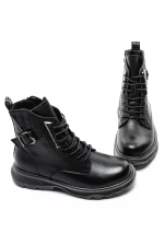 Ženski škornji iz naravnega usnja 1935 Črna | Formazione