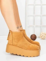 Ghete Dama cu Platforma 58WL19 YELLOW | MEI