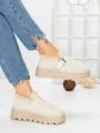 Ghete Dama din piele naturala 5W91 BEIGE | PANTOFUL