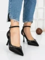 Pantofi Stiletto 5DC26 BLACK | MEI