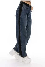 Blugi Dama RF168 ALBASTRU-NEGRU | MINA