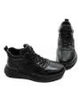 Ghete Barbati din piele naturala 5786 BLACK | ADVANCER