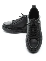 Ghete Barbati din piele naturala 88805 BLACK | ADVANCER