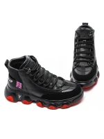 Ghete Barbati din piele naturala 1006-1 BLACK | ADVANCER