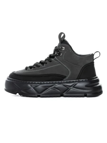 Ghete Barbati din piele naturala 88860 GREY | ADVANCER