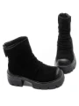 Ghete Dama din piele naturala D28-3F BLACK | ADVANCER