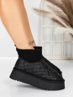 Ghete UG Dama 8733 BLACK | MEI