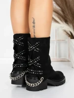 Ghete Dama Imblanite 5GS2 BLACK | MEI