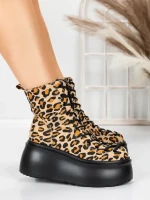 Ghete Dama cu Platforma 56WL11 LEOPARD PRINT | MEI
