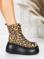 Ghete Dama cu Platforma 56WL11 LEOPARD PRINT | MEI