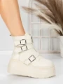 Ghete Dama cu Platforma 56WL13 BEIGE | MEI