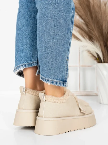 Ghete UG Dama 8750 LIGHT BEIGE | MEI