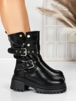 Ghete Dama Imblanite 5W81 BLACK | MEI