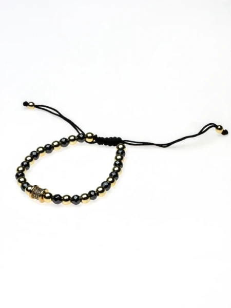 Bratara Unisex BR027 AURIU-NEGRU | MEI
