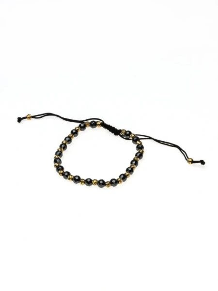 Bratara Unisex BR029 AURIU-NEGRU | MEI