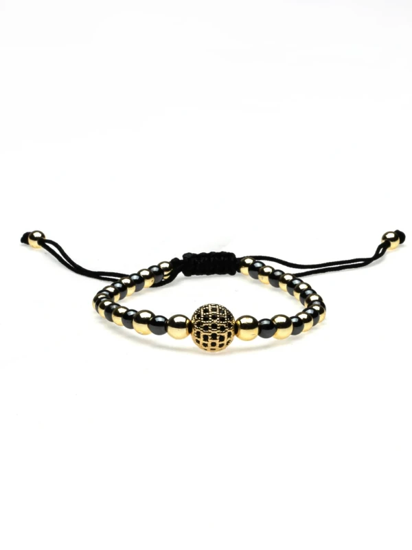 Bratara Unisex BR036 AURIU-NEGRU | MEI