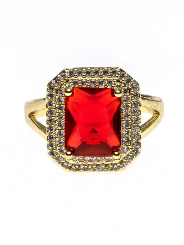 Inel INL14 AURIU-ROSU | MEI