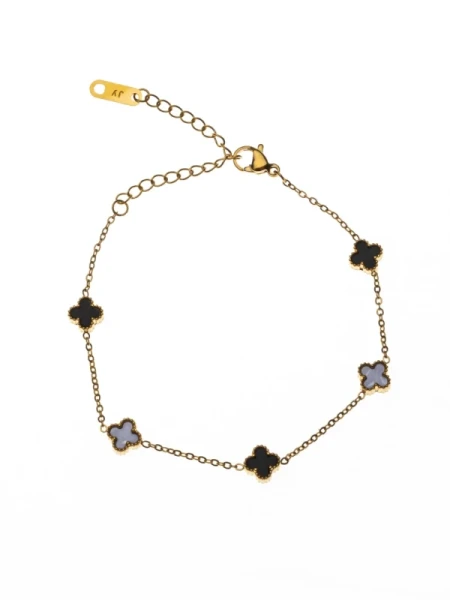 Bratara BR005 ALB-NEGRU | MEI