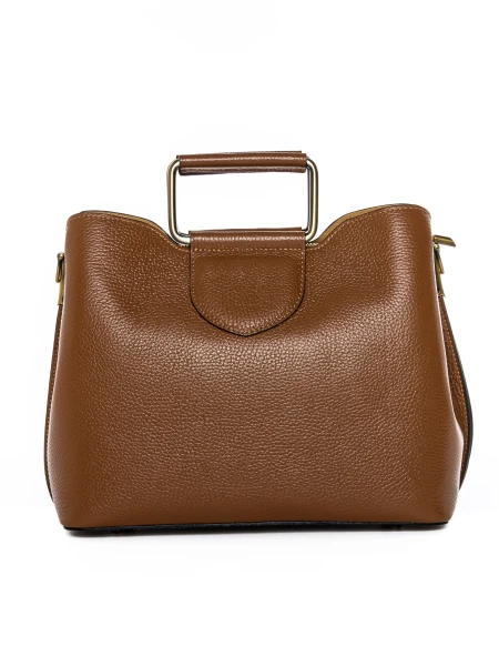 Ženske torbe iz pravega usnja GD52 Rjava | Forseti