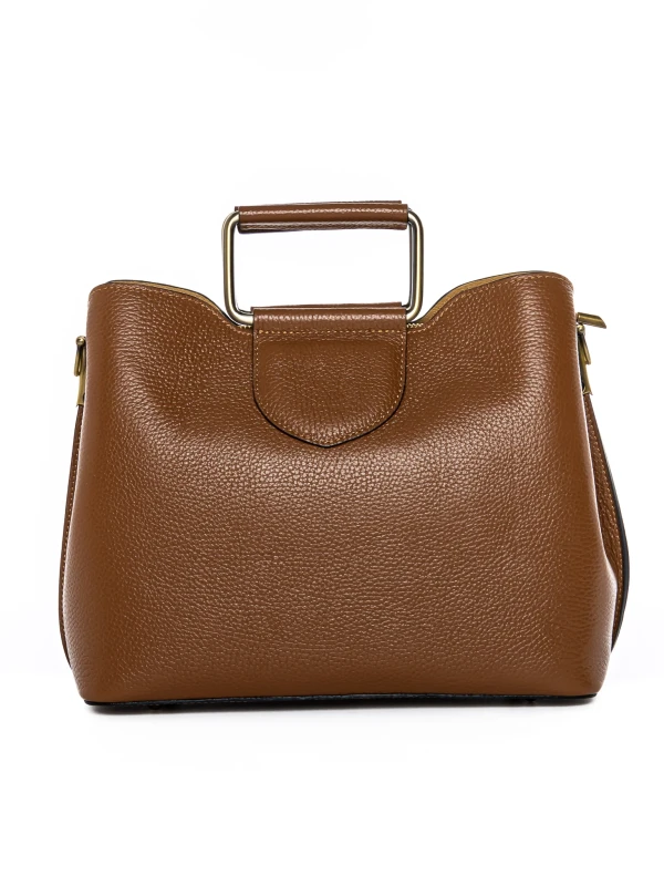 Ženske torbe iz pravega usnja GD52 Rjava | Forseti