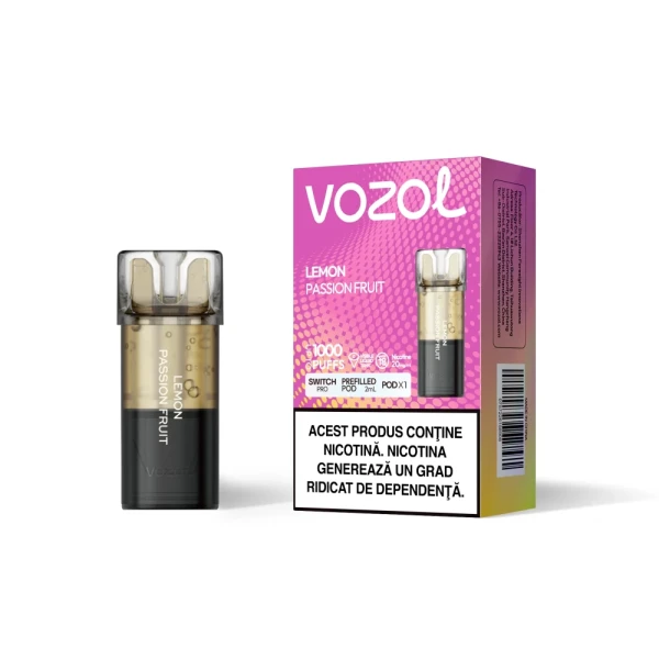 Narghilea electronica reincarcabila SWITCH PRO LEMON PASSION FRUIT SINGLE POD | GALASUN