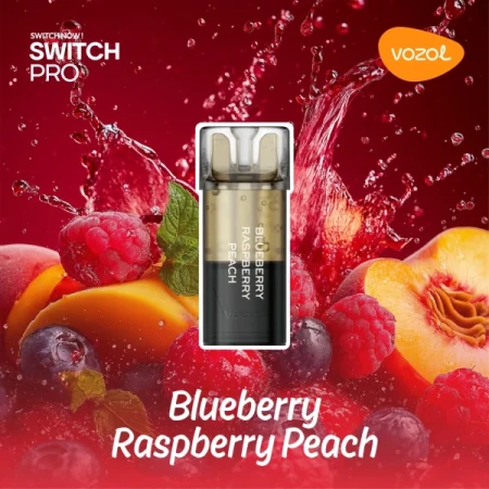 Narghilea electronica reincarcabila SWITCH PRO BLUEBERRY RASPBERRY PEACH | GALASUN