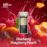 Narghilea electronica reincarcabila SWITCH PRO BLUEBERRY RASPBERRY PEACH | GALASUN