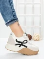 Pantofi Sport Dama cu Platforma 3A1 WHITE | MEI