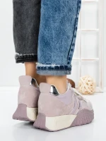 Pantofi Sport Dama cu Platforma 3A1-1 PURPLE | MEI