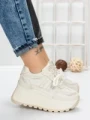 Pantofi Sport Dama cu Platforma 3570 BEIGE | MEI