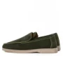 Mocasini Barbati din piele naturala 5NXE58 GREEN | PANTOFUL
