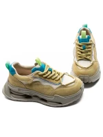 Pantofi Sport Dama din piele naturala 36853-1 GREEN | ADVANCER