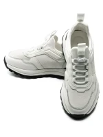 Pantofi Sport Barbati din piele naturala 5306 WHITE | ADVANCER