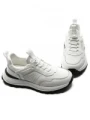 Pantofi Sport Barbati din piele naturala 5306 WHITE | ADVANCER