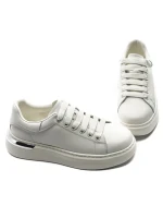 Pantofi Sport Barbati din piele naturala 5303 WHITE | ADVANCER